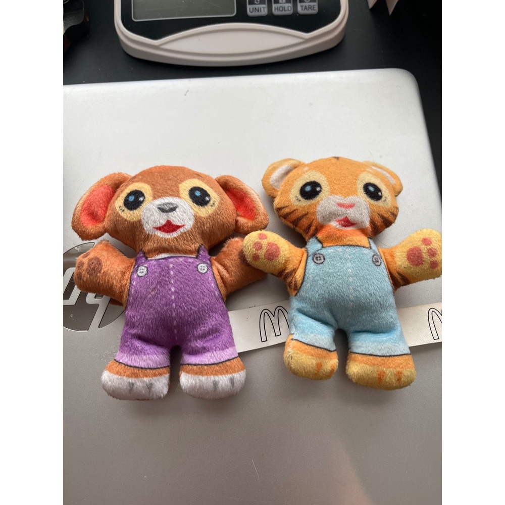 Daniel Tiger & Miss Elaina McDonalds Happy Meal Plush Toy Set PBS Kids 4.5"